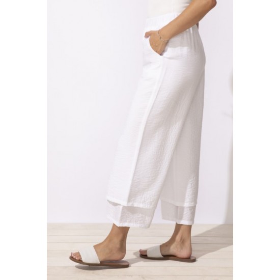Escape by Habitat - Double Layer Pant Solid - White