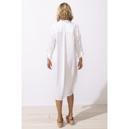 Escape by Habitat - Getaway Shirt Dress - White