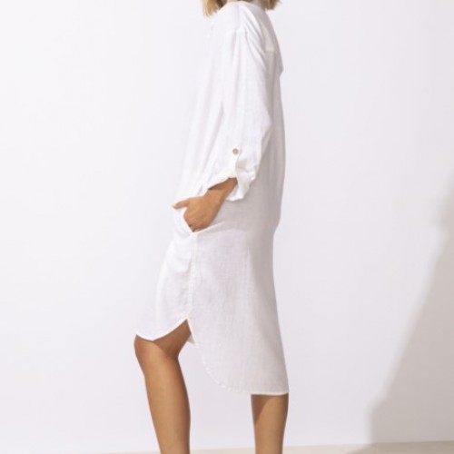 Escape by Habitat - Getaway Shirt Dress - White