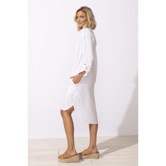 Escape by Habitat - Getaway Shirt Dress - White