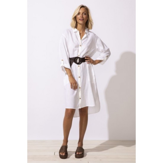 Escape by Habitat - Getaway Shirt Dress - White