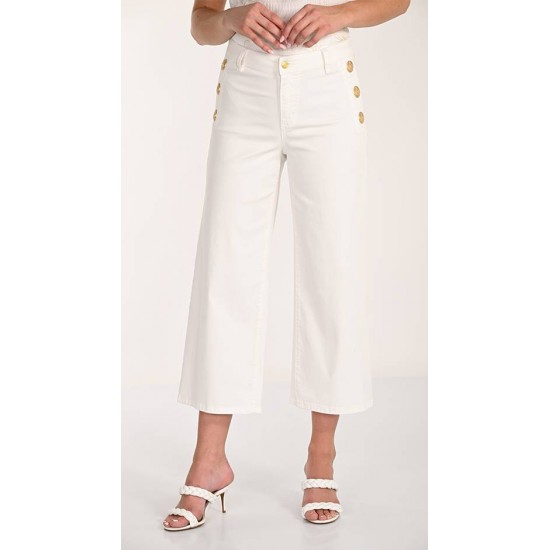Frank Lyman - Woven Denim Pant #266590 - Off White