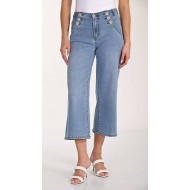 Frank Lyman - Woven Denim Pant #266523 - Blue