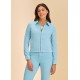 French Dressing - Zip Front Jacket - Pacific Blue
