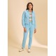 French Dressing - Zip Front Jacket - Pacific Blue