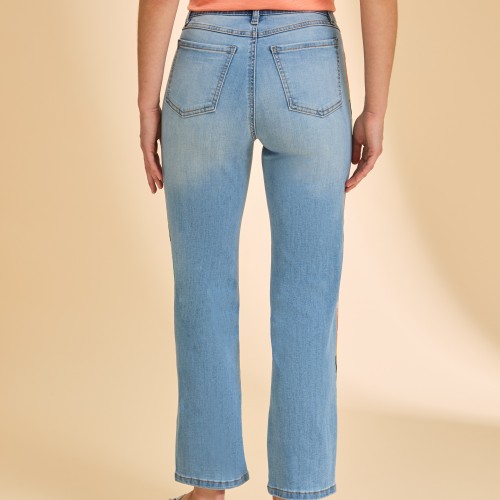French Dressing - Pull-On Straight Ankle - Medium Blue