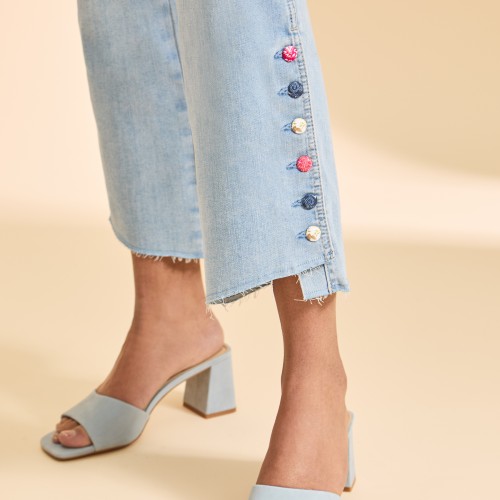 French Dressing - Pull-On Boot Crop - Blue Eclipse