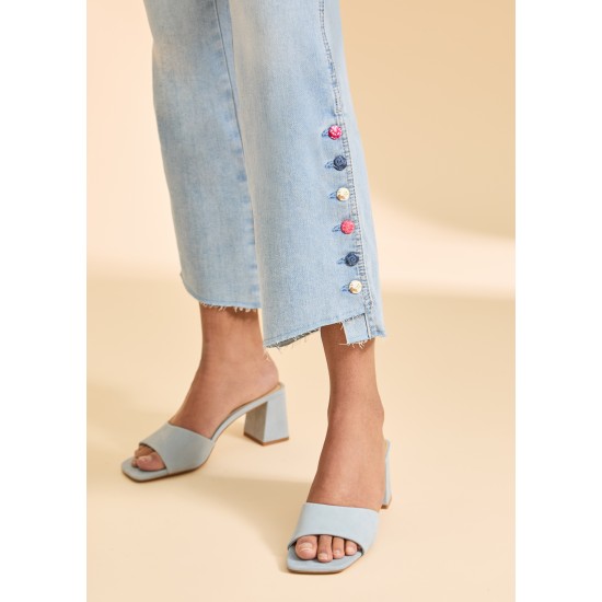 French Dressing - Pull-On Boot Crop - Blue Eclipse