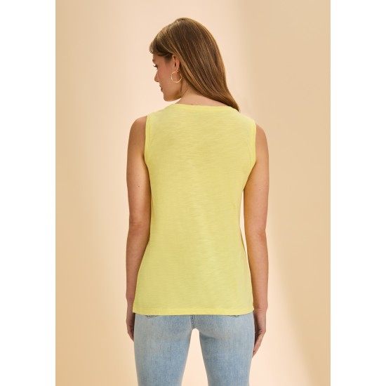 French Dressing - Boat Neck Cami - Pineapple