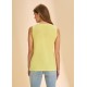 French Dressing - Boat Neck Cami - Pineapple
