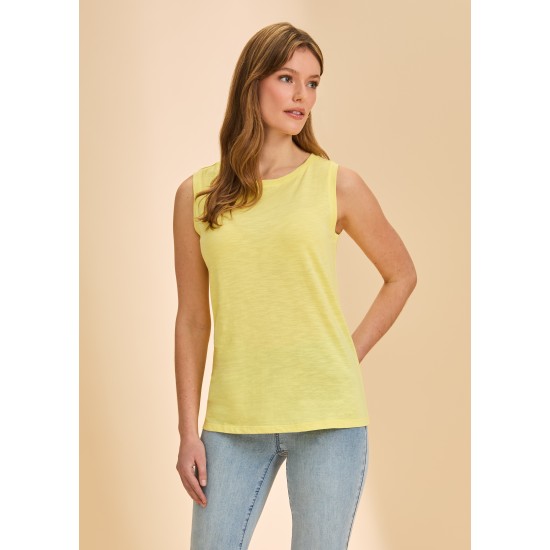 French Dressing - Boat Neck Cami - Pineapple