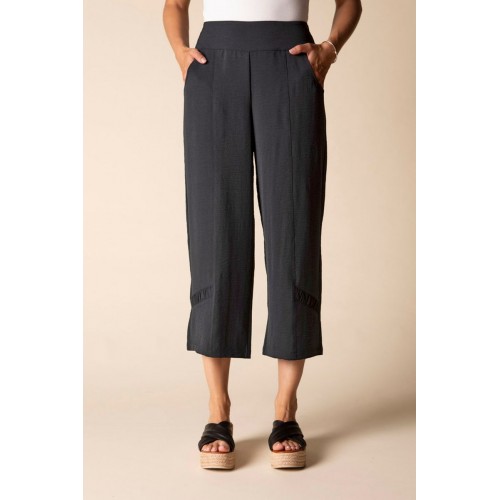 Habitat - Shirred Crop Pant - Black
