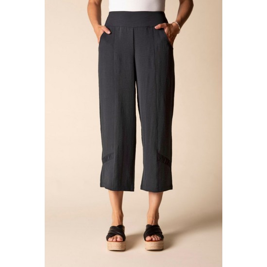 Habitat - Shirred Crop Pant - Black