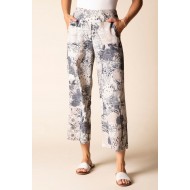 Habitat - Button Hem Crop Pant - Willow