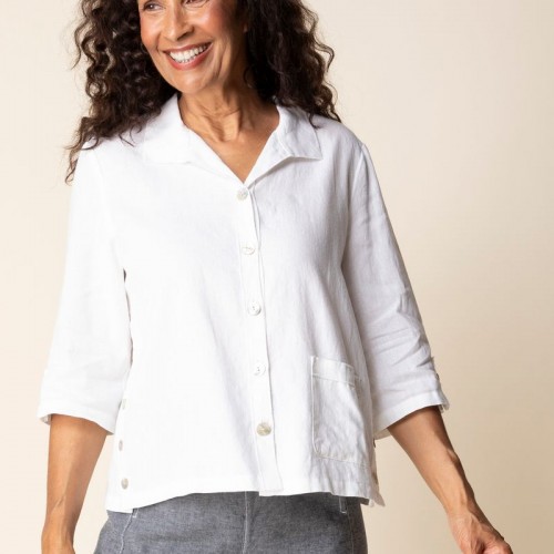 Habitat - Relaxed Camp Shirt - White