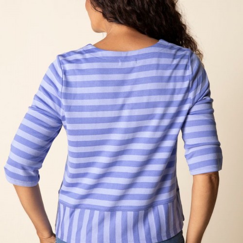 Habitat - Elbow Sleeve Top - Iris