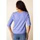 Habitat - Elbow Sleeve Top - Iris