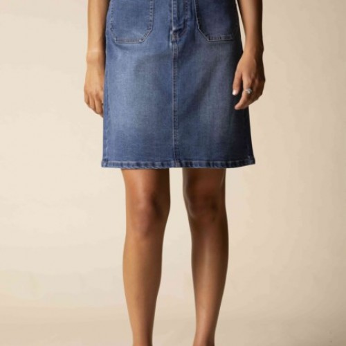Habitat - Easy Straight Skirt - Medium Denim
