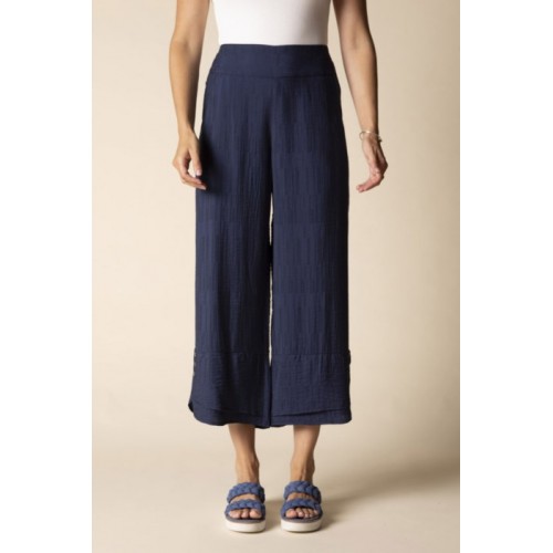 Habitat - Wide Leg Crop - Navy
