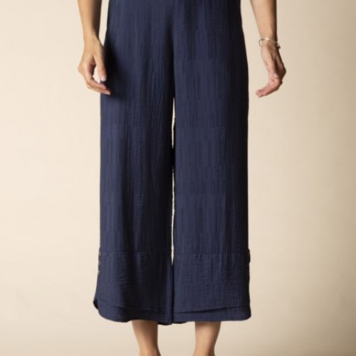 Habitat - Wide Leg Crop - Navy