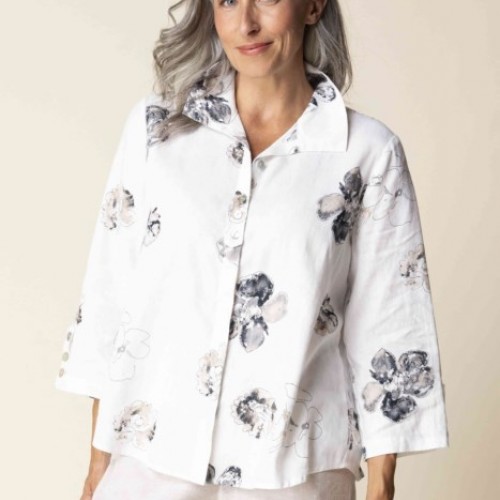 Habitat - Retro Swing Shirt - White