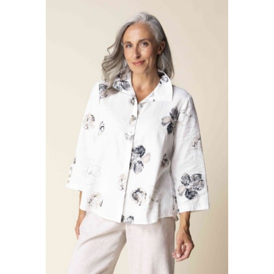 Habitat - Retro Swing Shirt - White