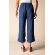 Habitat - Pleat Button Capri - Navy