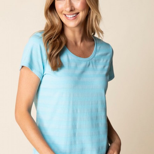 Habitat - Short Sleeve Tee - Topaz