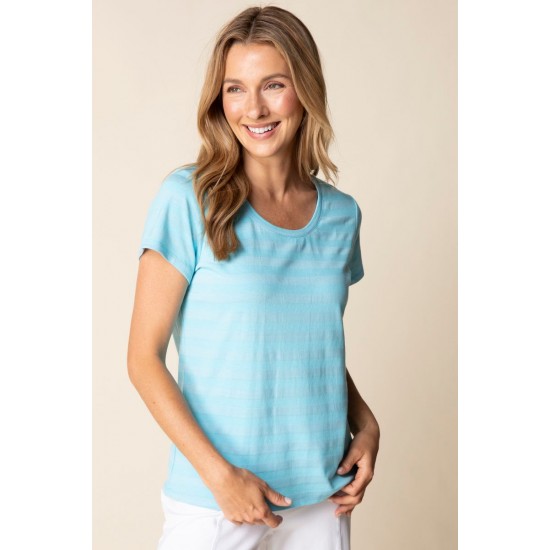 Habitat - Short Sleeve Tee - Topaz