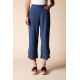 Habitat - Pleat Button Capri - Navy