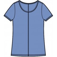 Habitat - Coverstitch Tee - Sky