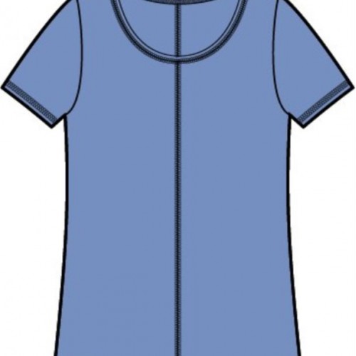 Habitat - Coverstitch Tee - Sky