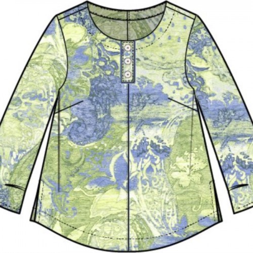 Habitat - Pleat Back Pullover - Aloe