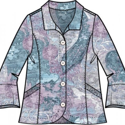 Habitat - Shirred Shirt Jacket - Topaz