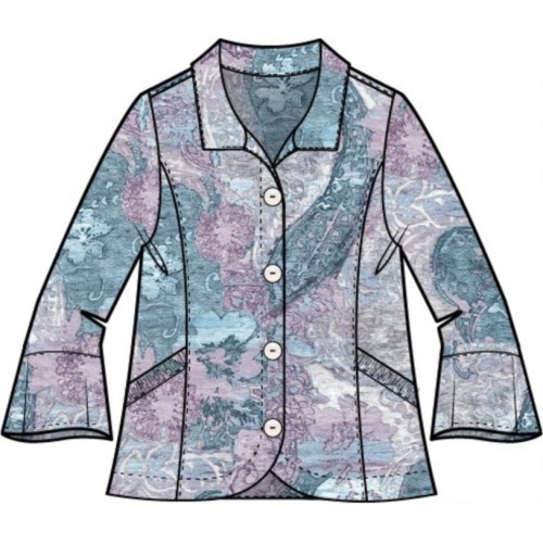 Habitat - Shirred Shirt Jacket - Topaz