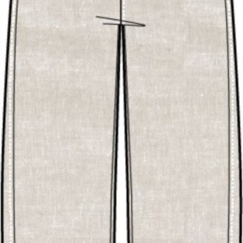 Habitat - Seamed Crop Pant - Oatmeal