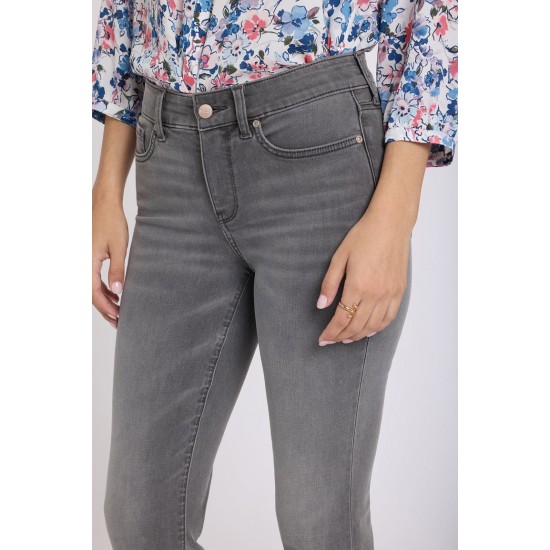 NYDJ - Chloe Skinny Capri 1" Roll Cuff Jeans - Dusty Ash