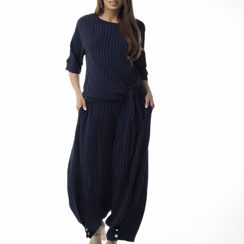Pure Essence - SS26 - Navy/White Top #656-4651