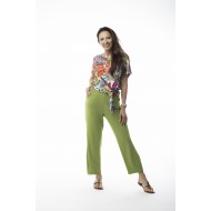 Pure Essence - SS26 Peacock Palms Top - #657-4955