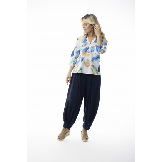 Pure Essence - SS26 Multi Stroke Blouse - #666-8050