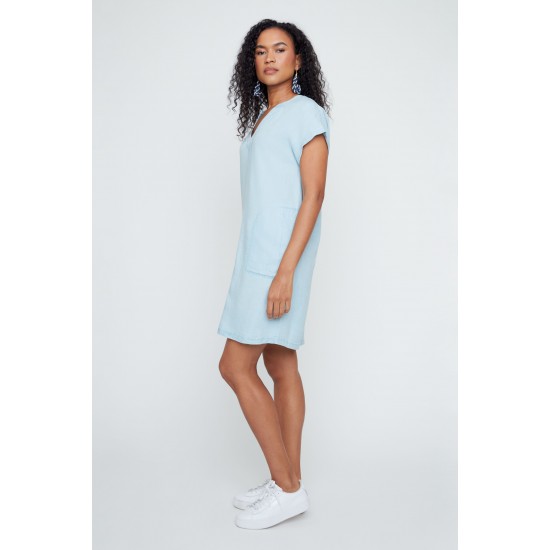Renuar - Woven Dress - Chambray