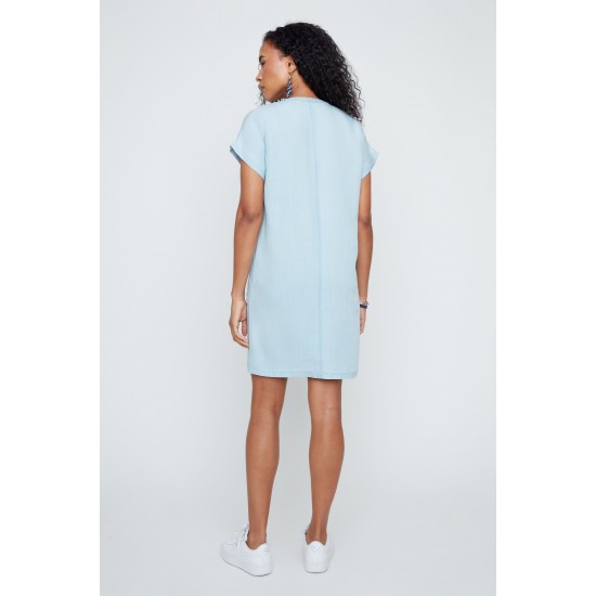 Renuar - Woven Dress - Chambray
