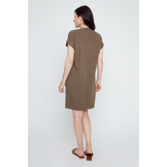 Renuar - Woven Dress - Khaki