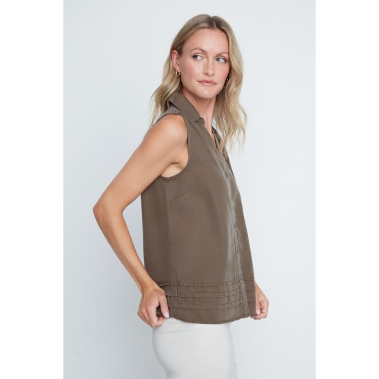 Renuar - Woven Blouse - Khaki