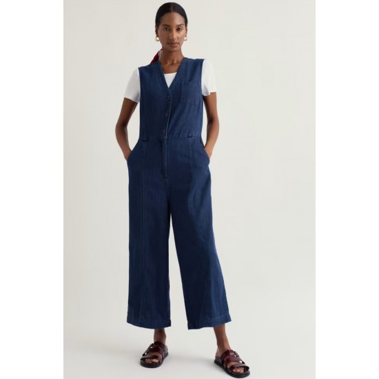 Seasalt - Braya Jumpsuit - Mid Wash