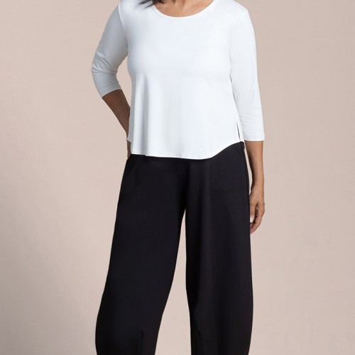 Sympli - Lux Narrow Lantern Pant - Black