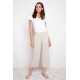 Up! - Linen Effect Techno Wide Leg Crop - Linen
