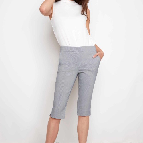 Up! - Navy Stripe Techno Vented Short - Navy