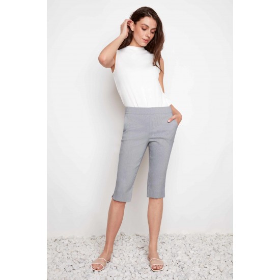 Up! - Navy Stripe Techno Vented Short - Navy