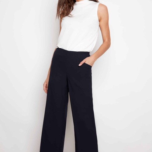 Up! - Techno Core Wide Leg Pant - Navy